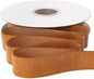 Ribbli Polyester Khaki Velvet Ribbon,1 Inches Continuous10-Yard Spool,Christmas Ribbon for Gift Wrapping,Floral Bouquets, Home Decor