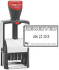 MaxMark Heavy Duty Self Inking Date Stamp with Phrase Received - Black Ink