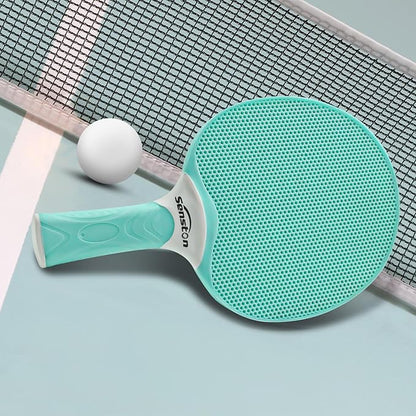 Senston Table Tennis Rackets Set,Professional Ping Pong Paddle Set for 4 Players, Composite Rubber Table Tennis Paddles, Indoor or Outdoor Games.