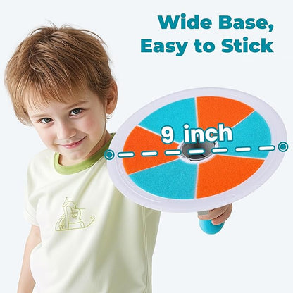 iPlay, iLearn Pop Stick Ball Game Outdoor Toys for Kids, Toss Chase Launching Ball Sports Game for Child Boys, Outside Yard Fun Family Activity, Cool Brithday Gifts for 3 4 5 6 7 8-12 Year Old Girls