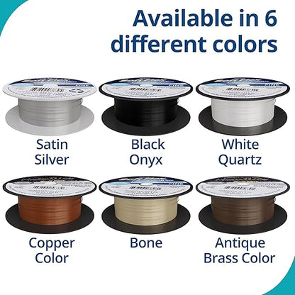 Soft Flex 21 Strand Beading Wire - Fine 0.14 Diameter - 100 Feet Design Wire