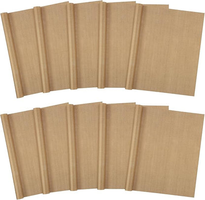 Svaldo Teflon Sheets for Heat Press, 10 Pack, 16x20 Heat Press Paper for T Shirts, Hat, Reusable Non Stick PTFE Teflon Sheet, Iron Transfer Paper for Sublimation Machine, Craft & Baking
