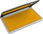 MaxMark Large Premium Dark Yellow Ink Stamp Pad - 3.5" x 6.25" - Quality Felt Pad