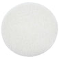 White Buffing and Polishing Pad with Hook and Loop Back | Apply Hard Wax Oils and Stain (20, 6 inch)