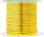 Mandala Crafts 14 Gauge Anodized Aluminum Craft Wire for Jewelry Making - 60 FT Colored Flexible Light Gold Wire - Bendable for Bonsai Armature Crafting Sculpting