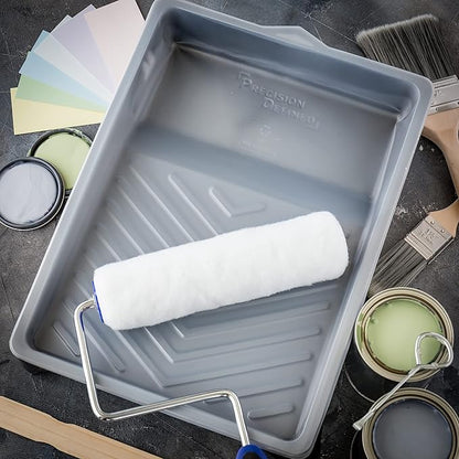 Precision Defined Paint Trays, Paint Roller Trays Liner, Plastic Paint Pan for Roller Brushes, Painting Tray for Painting with Deep Paint Pocket (Paint Tray Liner (10-Pack), 9-inch)