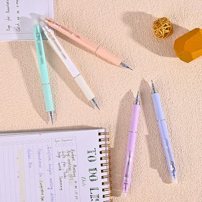 Temiary 10 Pcs Retractable Erasable Gel Pens, Fine Point 0.5 mm, Make Mistakes Disappear, Smooth Writing Gel Pen with Eraser for Journaling Note Taking Marking Planner Crossword Puzzles (Blue Ink)