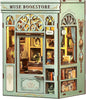CUTEBEE Book Nook Kit - DIY Miniature House Dollhouse Kit for Adults and Teens, Booknook Tiny House Bookshelf Decor 3D Wooden Puzzle, Gifts for Family, Friends (Muse Bookstore)
