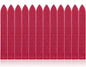 Yoption 12Pcs Red Sealing Wax Sticks with Wicks for Wax Seal Stamp, Wedding Invitations, Gift Packaging, Christmas