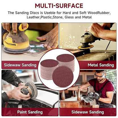 5 Inch 100 PCS Sanding Disc 1200 Grit,Hook and Loop Sanding Discs for Random Orbital Sander
