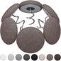 12 Colors Fabric Covered Button Twist Pins Dust Ruffle Pins- for Sofa，Upholstery，Armchair Caddies, Armrest Covers,Bed Skirts, Slipcovers, Headliners (Brown, 24)