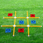 OTTARO Giant Tic Tac Toe Game Outdoor Indoor for Family, Outdoor Bean Bag Toss Game for Adults and Kids(3ft x 3ft)