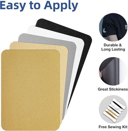 HTVRONT Iron on Patches for Clothing Repair, Multi-Color Fabric Patches Iron on for Denim Jean Repair Decorating Kit 20 Pieces Iron on Patch Size 3.7" by 4.9"(9.5 cm x 12.5 cm)