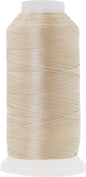 Mandala Crafts Cream Heavy Duty Thread - 1500 Yds Tex 70 for Sewing, Drapery, Jeans, Leather, Hair, Bonded Polyester, Outdoor, Marine, Upholstery