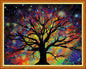 Dooxvey Cross Stitch Kit for Adult Beginners - Moonlight Tree 16x20 inch Pattern