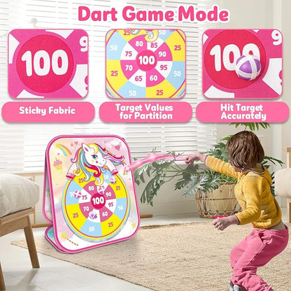 Bean Bag Toss Game for Kids - Cornhole Board Outdoor Toys for Toddlers -Party Activities Carnival Outside Yard Backyard Beach Lawn Games Toy for Kid Boys Girls Age 3 4 5 6 7 8 Year Old Birthday Gifts
