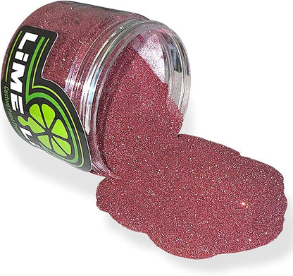LiME LiNE Sprayable Metal Flake Paint Additive: Solvent Resistant Glitter for Automotive Custom Painting (PINK)