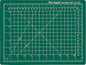 Dahle Vantage 10470 Premium Self-Healing Cutting Mat, 9"x12", 1/2" Grid, 5 Layers for Max Healing, Perfect for Crafts & Sewing, Green