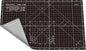 Self Healing Cutting Mat A3 12"x18" – Double Sided 5-Ply Craft Mat for Sewing, Quilting, Fabric, Scrapbooking – Black/Gray