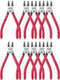 Wire Cutters 10 Pack, 6" Dykes Cutteres, HOUSERAN Wire Snips with Non-slip Red Handle, Side Cutter, With Spring Loaded, Flush-Cutter for Artificial Flowers, Crafts, Zip Tie