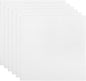 PATIKIL 6x6 Canvas Boards for Painting, 6 Pack 100% Cotton Square Triple Primed Stretched Blank Art Canvas Panel Bulk Thin for Acrylic, Oil, Tempera Paints, White
