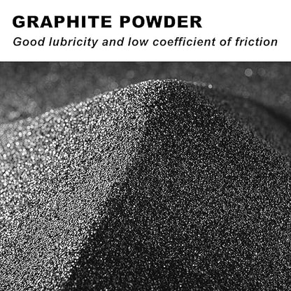 Ninesung Pure Graphite Powder, 1 LB - 44-Micron Ultra-Fine, Excellent Dry Powdered Graphite Lubricant, Amazing Artistic Powdered Graphite for Sketching, Drawing, Pencils, Locks