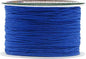 Mandala Crafts 0.5mm 109 Yards Blue Cotton Waxed Cord for Jewelry Making Bracelet Cord Waxed String - Beading String Thread Jewelry Cords for Necklaces String