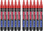Red Paint Pens Paint Markers - 12 Pack Permanent Quick Dry Waterproof Marker Pens for Rocks Wood Fabric Plastic Canvas Glass Mugs Metal Tire Stone