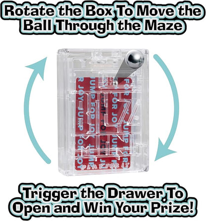 BILZ Money Puzzle - Brain Teasing Maze for Cash or Gift Cards - Fun Way to Give Gifts - Perfect for Easter Baskets and Holiday Presents - Reusable Puzzle for Kids, Adults and All Ages (2 Pack)