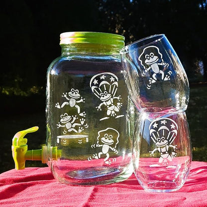 Over'N'Over Reusable Glass Etching Stencils – Durable Self-Stick Designs for Glass, Mirrors, and Ceramics with Armour Etch Cream – 5” x 8” Stencil Sheet - Spring Flowers