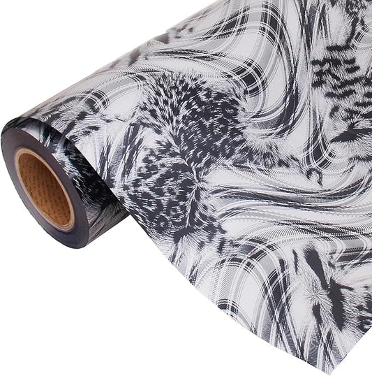 Threadart Metallic Foil Wild Thing Heat Transfer Vinyl Film | Custom Cut Roll 20" Wide by The Yard | Compatible with Venture Explore and Maker, Silhouette Cameo, & Large Format Cutters