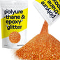 Hemway Polyurethane & Epoxy Resin Glitter for Arts, Crafts, Tumblers, Flooring, Woodwork, Decorating and Resin Projects 100g - Copper Holographic