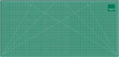 Headley Tools 39.4'' X 78.7'' Thickened Self Healing Cutting Mat, Rotary Cutting Sewing Mat for Crafts, Durable 5-Ply Table Cutting Board for Fabric Quilting Leather Hobby Project, Green