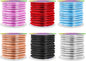 Mandala Crafts 8 Gauge Anodized Aluminum Craft Wire for Jewelry Making - 120 FT Colored Flexible Silver Copper Black Pink Ice Blue Red Wire - Bendable for Bonsai Armature Crafting Sculpting