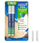 Grout Pen Tile Paint Marker: Waterproof Grout Paint, Tile Grout Colorant and Sealer Pen - Narrow 5mm, 2 Pack with Extra Tips (7mL) - Winter Grey