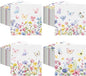 Fulmoon 200 Pieces Summer Floral Cocktail Napkins Disposable Wildflower Dessert Paper Napkins Bulk Flower Decoupage Beverage Towel for Summer Tea Party Dinner Decorative