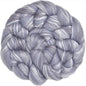 Merino Silk Luxe Tonal Designer Blend. Superfine Merino, Mulberry Silk, Tussah Silk. Top Roving for Spinning or Felting. Silver Mist 4oz