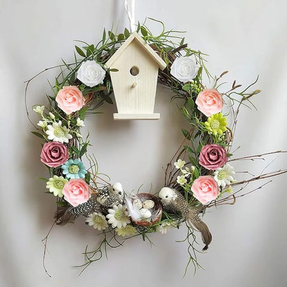 AmyHomie Artificial Flower Shades of Rose 25pcs Real Looking Fake Roses w/Stem for DIY Wedding Bouquets Centerpieces Arrangements Party Baby Shower Home Decorations