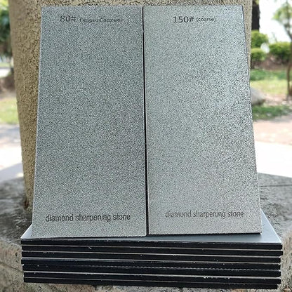 5 Pieces Diamond Sharpening Stone, Diamond Knife Sharpener Plate, Honing Whetstone for Kitchen, Sharpening Dull, Blunt or Tired Edges for Knives and Chisels
