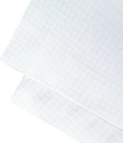 2 Sheets of White 11 Count Aida Cloth – 21 x 21 Inch Pre-Cut Fabric Squares – Cross Stitch Fabric – 100% Cotton – Ideal for Needlework & Embroidery – The Knotty Unicorn