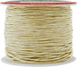 Mandala Crafts 1mm 109 Yards Beige Cotton Waxed Cord for Jewelry Making Bracelet Cord Waxed String - Beading String Thread Jewelry Cords for Necklaces String