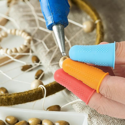 Mr. Pen- Hot Glue Gun Finger Protectors, 24 pcs, Assorted Colors Silicone Finger Protectors, Rubber Fingers Tips, Rubber Finger Covers, Rubber Finger Tips Protector, Finger Grip, Finger Rubber Tips