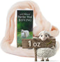 Desert Breeze Distributing 100% Natural Merino Wool Roving - Premium Combed Top Merino Roving Wool - Tapestry, Spinning, Wet Felting & Needle Felting Supplies - 21.5 Micron - 1 oz, Color Vanilla