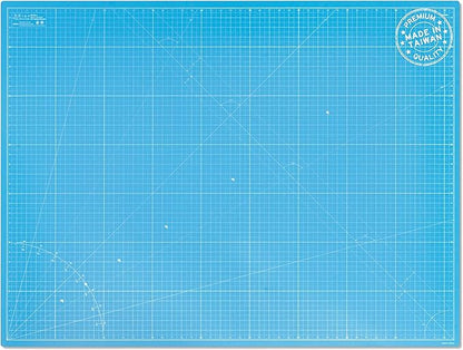 Elan Cutting Mat A0 Blue, Extra Large Self Healing Cutting Mat 36 x 48 Inch, 5-Ply Craft Board Blue, Hobby Board for Crafts 36x48 Inch