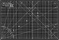 Elan Cutting Mat A3 Black & Taupe, Self Healing Cutting Mat 12x18 Inch, 5-Ply Craft Board Black, Hobby Board for Crafts 12x18 Inch