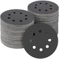 100PCS 5 inch Silicon Carbide Sanding Discs 2000 Grit, Wet Dry Orbital 5 Sander Hook and Loop Sandpaper Disc Ultra Fine Grit, Best for Metal,Automotive Precision Polishing