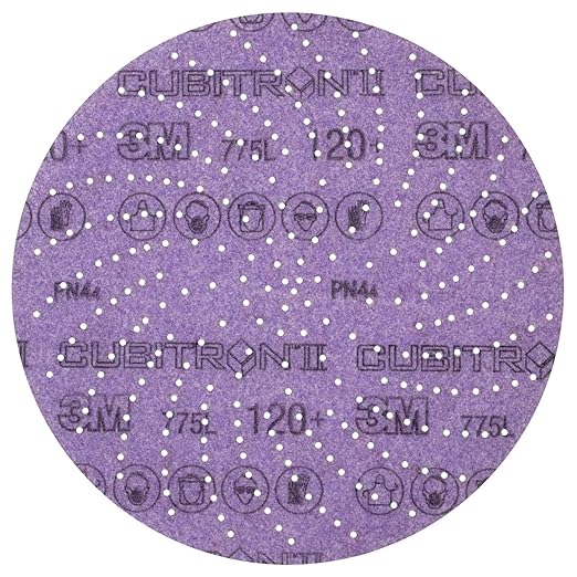 3M Xtract Cubitron II Hookit Clean Sanding Film Disc 775L, 5 in, 15 Piece Multi-Pack Hook and Loop S