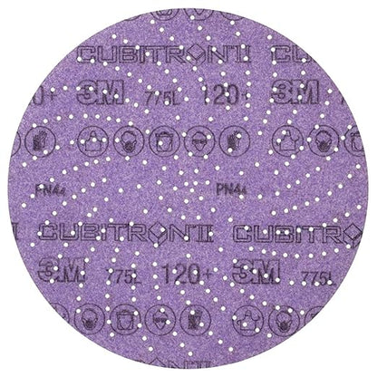 3M Xtract Cubitron II Hookit Clean Sanding Film Disc 775L, 150+, 6 in, Pack of 50 Hook and Loop Sanding Discs for Paint Preparation and Removal, General Sanding, Refining, Blending, and Featheredge