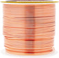 Mandala Crafts 12 14 16 18 20 22 Gauge Anodized Jewelry Making Beading Floral Colored Aluminum Craft Wire (18 Gauge, Copper)