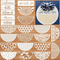 Welcome Stencils for Painting on Wood 12” Welcome Stencil for Wood Sign Doormats Half Round Hello Stencils for Wood Sign Door Mat Fabrics